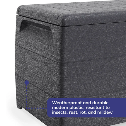 Store More Plastic Storage Saffron Cedargrain Durabox 416 Litre Plastic Storage Box SAFFRON DURABOX Saffron Cedargrain Durabox 416 Litre Plastic Storage Box 5055715942805