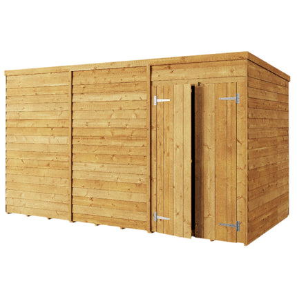 Store More Wooden Shed Store More 12 x 6 Pressure Treated Overlap Pent Shed Store More 12 x 6 Pressure Treated Overlap Pent Shed