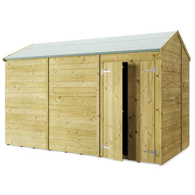 Store More Wooden Shed Store More 12 x 6 Tongue and Groove Pressure Treated Apex Shed Store More 12 x 6 Tongue and Groove Pressure Treated Apex Shed