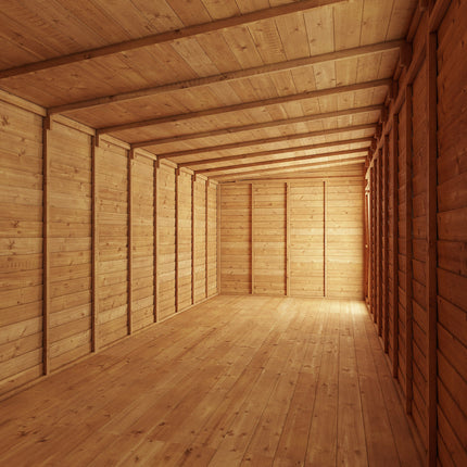 Store More Wooden Shed Store More 12 x 8 Pressure Treated Overlap Pent Shed - 12x8 Windowed Store More 12 x 8 Pressure Treated Overlap Pent Shed - 12x8 Windowed