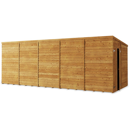 Store More Wooden Shed Store More 20 x 8 Pressure Treated Overlap Pent Shed Store More 20 x 8 Pressure Treated Overlap Pent Shed
