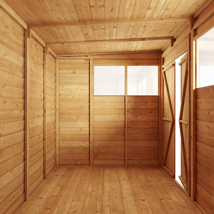 Store More Wooden Shed Store More 4 x 6 Pressure Treated Overlap Pent Shed Store More 4 x 6 Pressure Treated Overlap Pent Shed