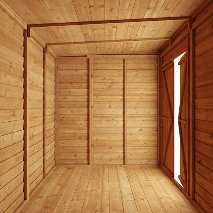Store More Wooden Shed Store More 4 x 6 Pressure Treated Overlap Pent Shed Store More 4 x 6 Pressure Treated Overlap Pent Shed