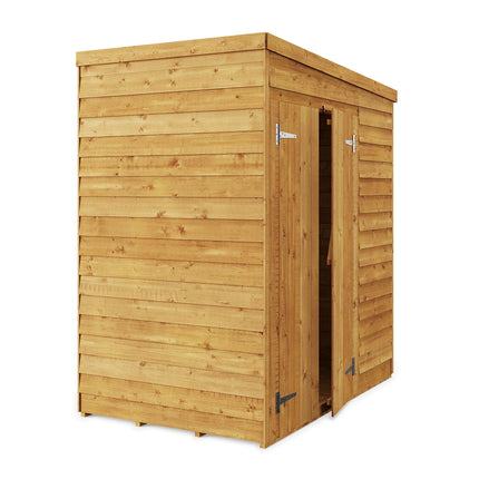 Store More Wooden Shed Store More 4 x 6 Pressure Treated Overlap Pent Shed Store More 4 x 6 Pressure Treated Overlap Pent Shed