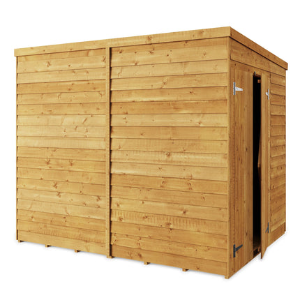 Store More Wooden Shed Store More 8 x 6 Pressure Treated Overlap Pent Shed Store More 8 x 6 Pressure Treated Overlap Pent Shed