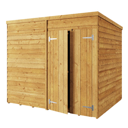 Store More Wooden Shed Store More 8 x 6 Pressure Treated Overlap Pent Shed Store More 8 x 6 Pressure Treated Overlap Pent Shed
