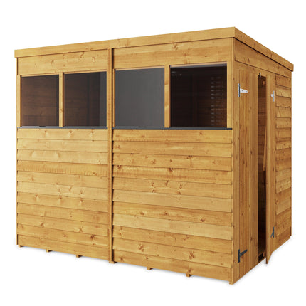 Store More Wooden Shed Store More 8 x 6 Pressure Treated Overlap Pent Shed Store More 8 x 6 Pressure Treated Overlap Pent Shed