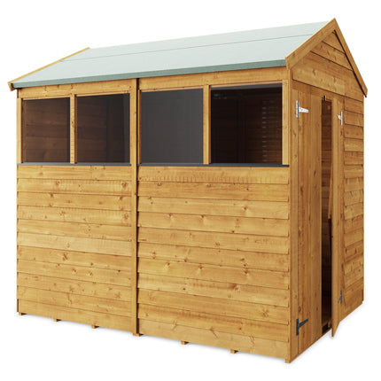 Store More Wooden Shed Store More 8x6 Overlap Apex Shed