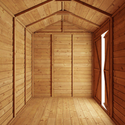 Store More Wooden Shed Store More 8x6 Overlap Apex Shed