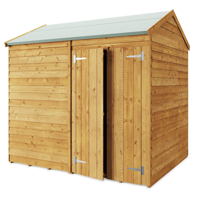 Store More Wooden Shed Store More 8x6 Overlap Apex Shed