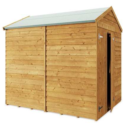 Store More Wooden Shed Store More 8x6 Overlap Apex Shed