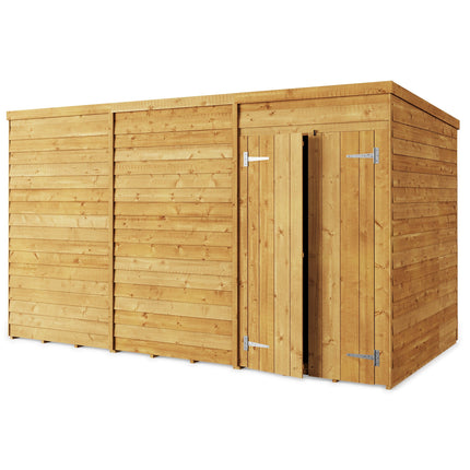 Store More Wooden Shed Windowless Store More 12 x 6 Pressure Treated Overlap Pent Shed SM-OL-P-12x6WL Store More 12 x 6 Pressure Treated Overlap Pent Shed 5055280414325