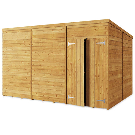 Store More Wooden Shed Windowless Store More 12 x 8 Pressure Treated Overlap Pent Shed - 12x8 Windowed SM-OL-P-12x8WL Store More 12 x 8 Pressure Treated Overlap Pent Shed - 12x8 Windowed 5055280414448