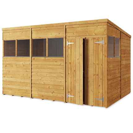 Store More Wooden Shed Windows Store More 12 x 8 Pressure Treated Overlap Pent Shed - 12x8 Windowed SM-OL-P-12x8W Store More 12 x 8 Pressure Treated Overlap Pent Shed - 12x8 Windowed 5055280414455