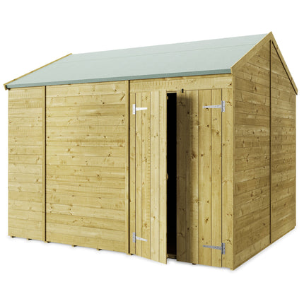 Store More Wooden Sheds Windowless Store More 10 x 8 Tongue and Groove Apex Shed - Pressure Treated SM-TG-A-10x8WL Store More 10 x 8 Tongue and Groove Apex Shed - Pressure Treated 5055280413694
