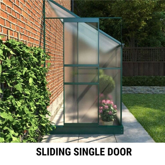 StoreMore Greenhouse StoreMore Polycarbonate Lean-To Greenhouse 4x6 G1002F-A StoreMore Polycarbonate Lean-To Greenhouse 4x6 5055715941624