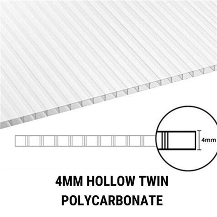 StoreMore Greenhouse StoreMore Polycarbonate Lean-To Greenhouse 4x6 G1002F-A StoreMore Polycarbonate Lean-To Greenhouse 4x6 5055715941624