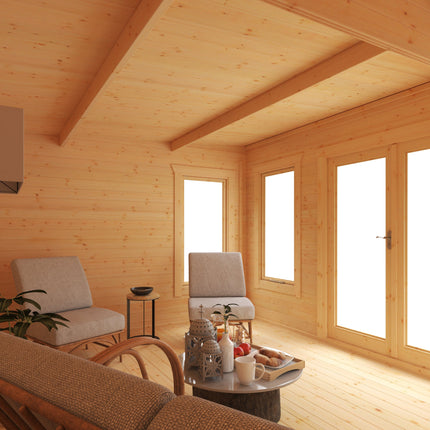 Wildlands Log Cabin Wildlands 16 x 12 The Beausale 44mm Log Cabin 16X12BEAUSALE44 Wildlands 16 x 12 The Beausale 44mm Log Cabin