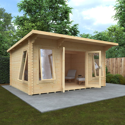 Wildlands Log Cabin Wildlands 16 x 12 The Beausale 44mm Log Cabin 16X12BEAUSALE44 Wildlands 16 x 12 The Beausale 44mm Log Cabin