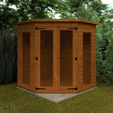 Wildlands Summerhouses Wildlands 6x6 Full Pane Corner Summerhouse 060718KB01 Wildlands 6x6 Full Pane Corner Summerhouse 5060969166570