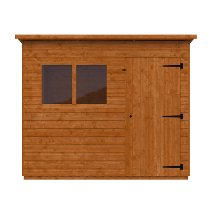 Wildlands Wooden Shed Wildlands 8 x 6 Super Pent Shiplap Shed 251008JS39 Wildlands 8 x 6 Super Pent Shiplap Shed 5057940677163
