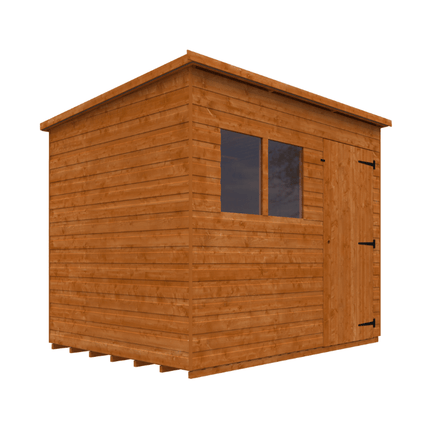 Wildlands Wooden Shed Wildlands 8 x 6 Super Pent Shiplap Shed 251008JS39 Wildlands 8 x 6 Super Pent Shiplap Shed 5057940677163