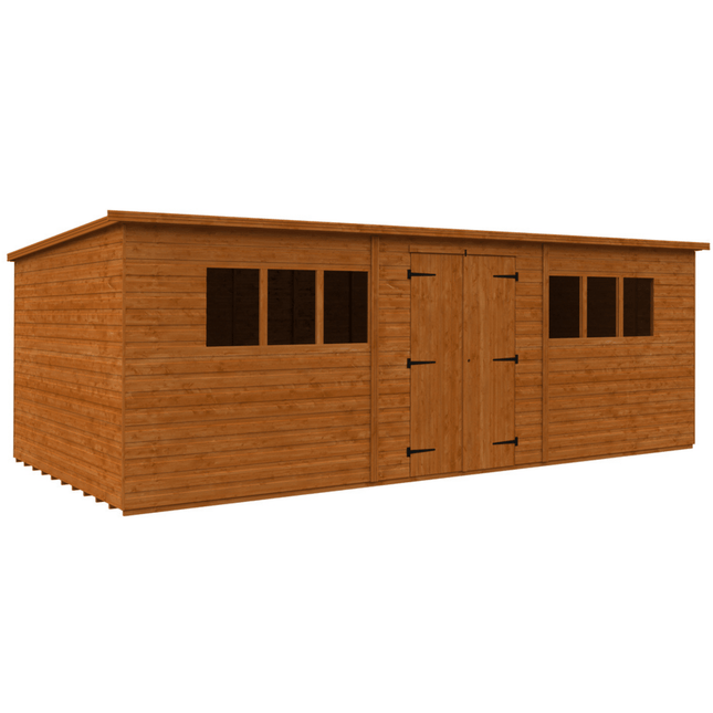 Wildlands Wooden Sheds Wildlands 20 x 10 Workman Tongue and Groove Pent Shed 031023JW11 Wildlands 20 x 10 Workman Tongue and Groove Pent Shed 5060969167720