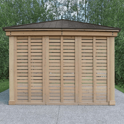 Yardistry Direct Gazebos Yardistry Wooden Gazebo 12ft x 12ft (3.7m x 3.7m) with Single Wall Yardistry Wooden Gazebo 12ft x 12ft (3.7m x 3.7m) with Single Wall