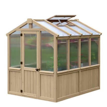 Yardistry Direct Greenhouse Yardistry Meridian Greenhouse 6.7ft x 7.8ft (2m x 2.4m) Yardistry Meridian Greenhouse 6.7ft x 7.8ft (2m x 2.4m)