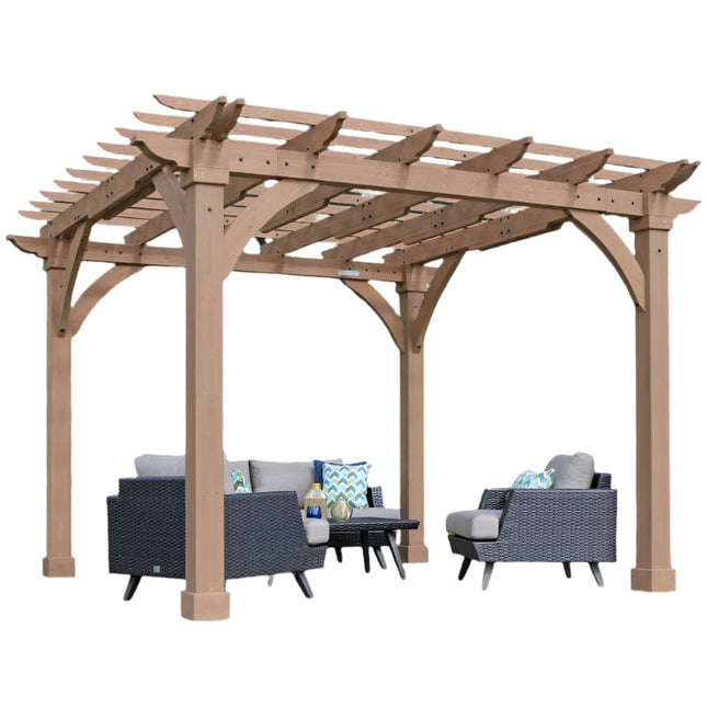 Yardistry Direct Pergola Yardistry Meridian Pergola 12ft x 12ft (3.7m x 3.7m) Yardistry Meridian Pergola 12ft x 12ft (3.7m x 3.7m)